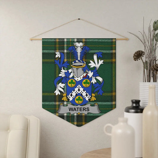 Family Crest Tartan Design Banner Wall Hanging product