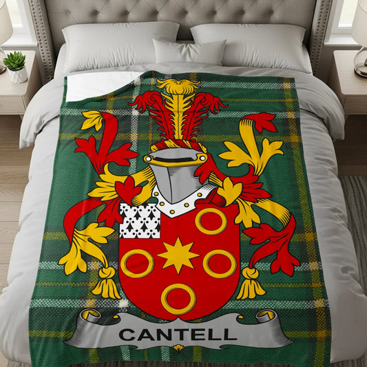Vibrant Colorful Family Crest Comfortable Blanket product