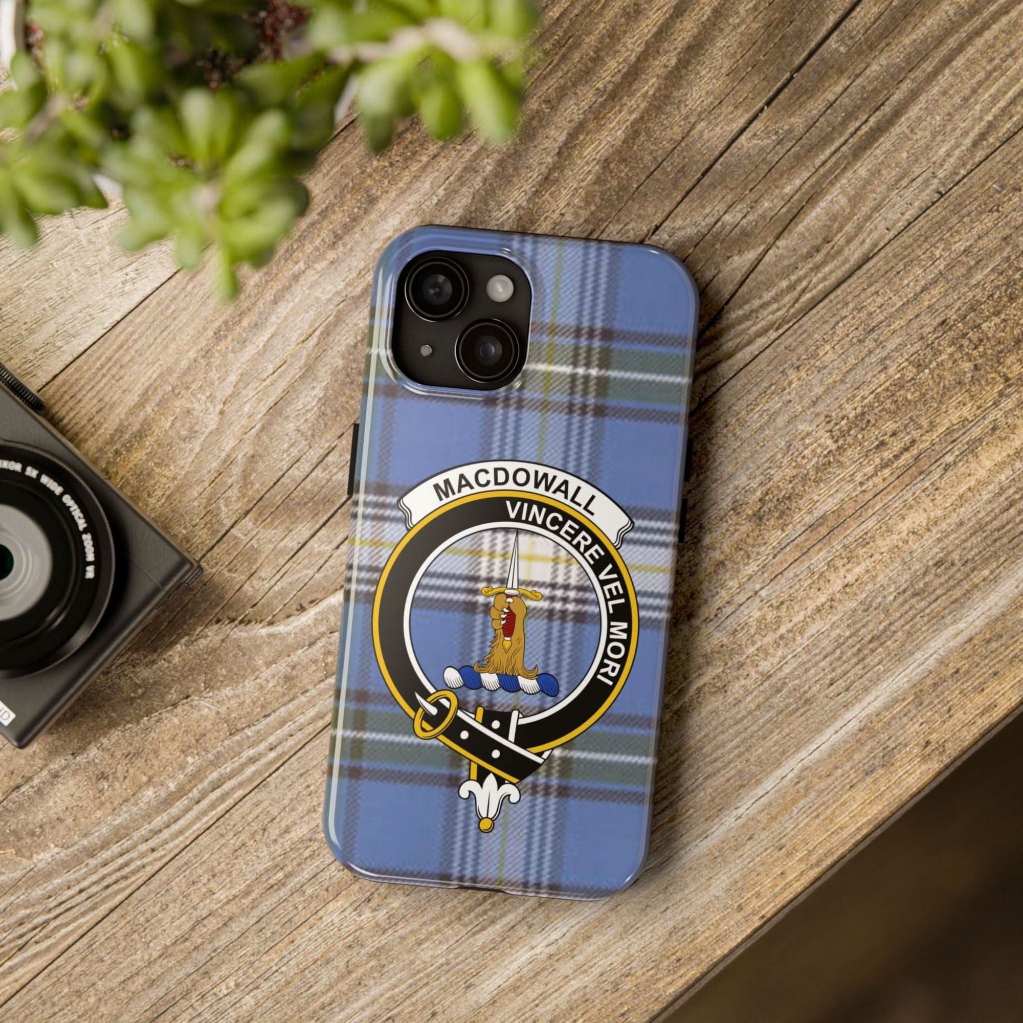 Macdowall Clan Vincere Vel Mori Cell Phone Case - Celtic Ancestry Gifts