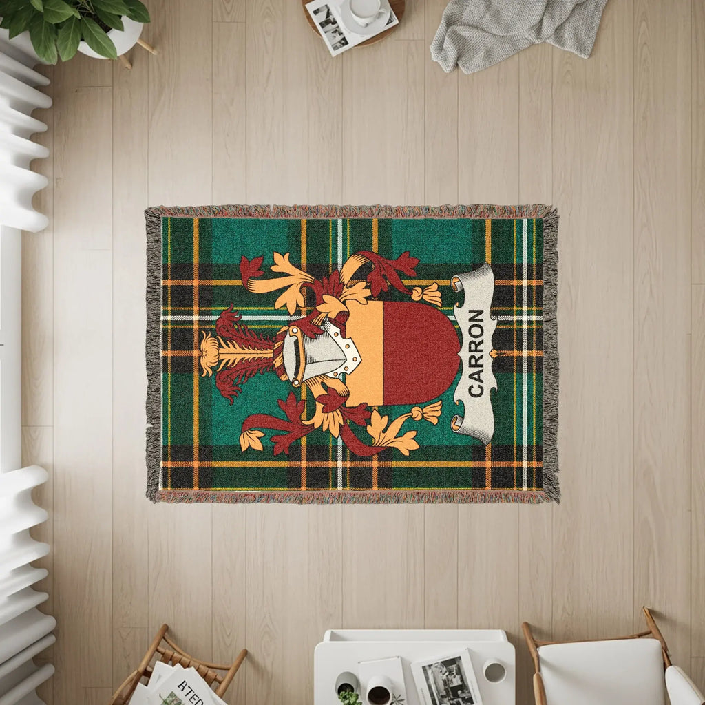 Carron Family Clan Tartan Plaid Heraldry product type