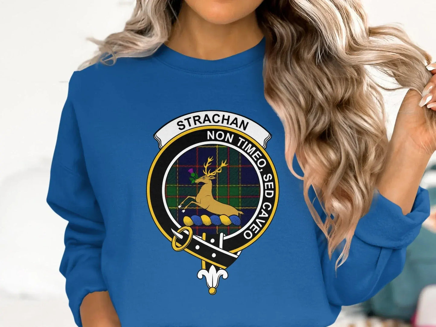 Strachan Non Timeo Sed Caveo Graphic Sweatshirt product