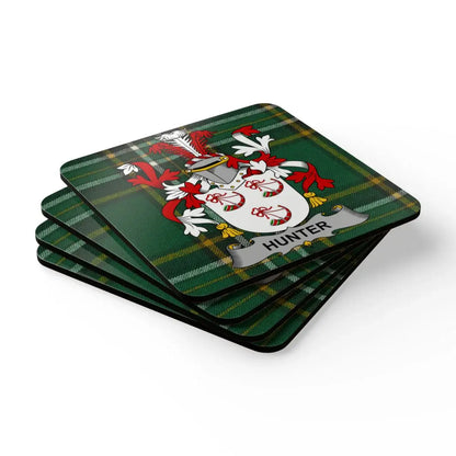 Family Crest Design Hunter Themed Coasters product