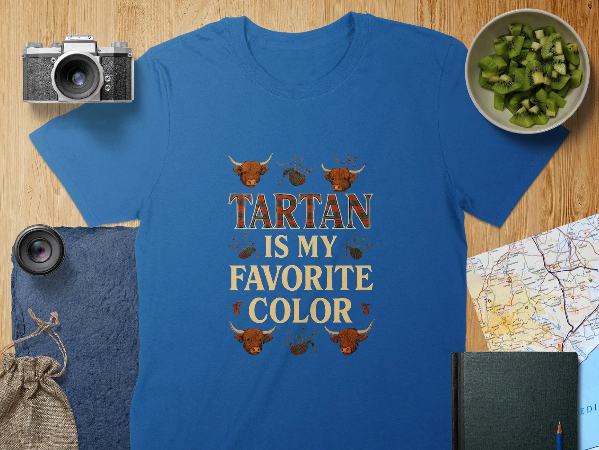 Tartan Is My Favorite Color Statement T-Shirt product