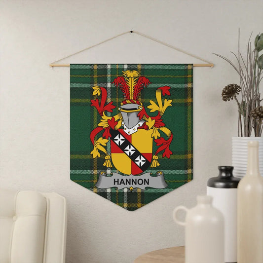 Hannon Family Coat of Arms Wall Banner product