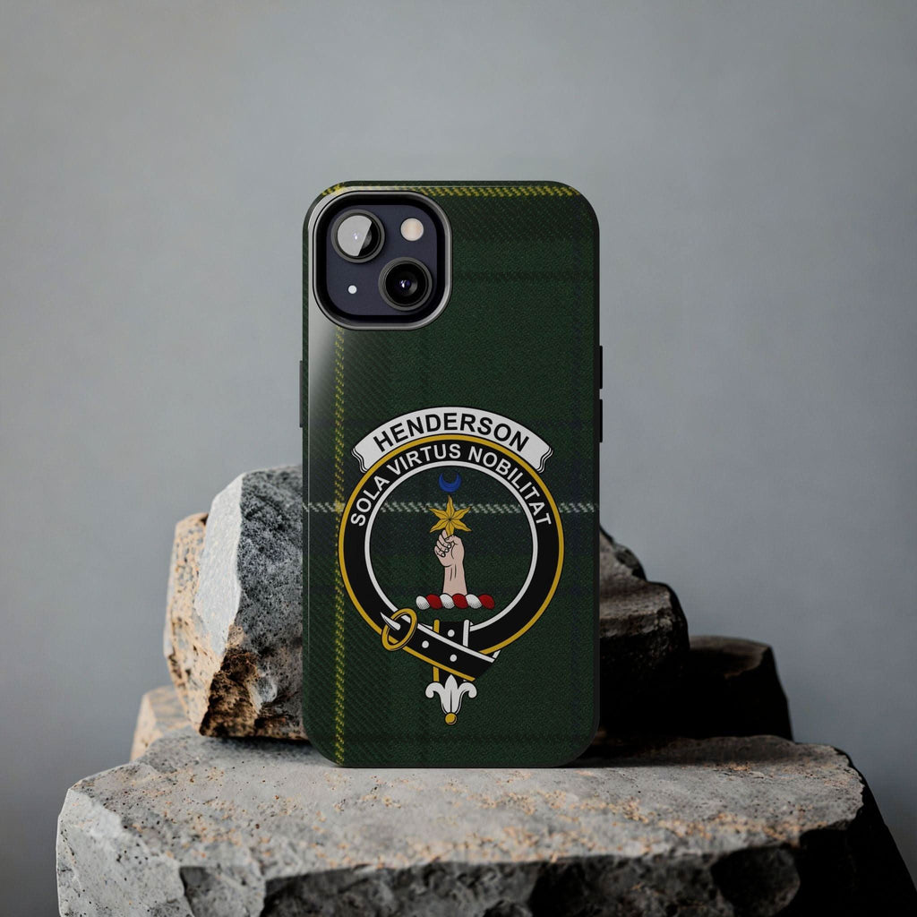 Henderson Clan Scottish Tartan Cell Phone Case - Celtic Ancestry Gifts