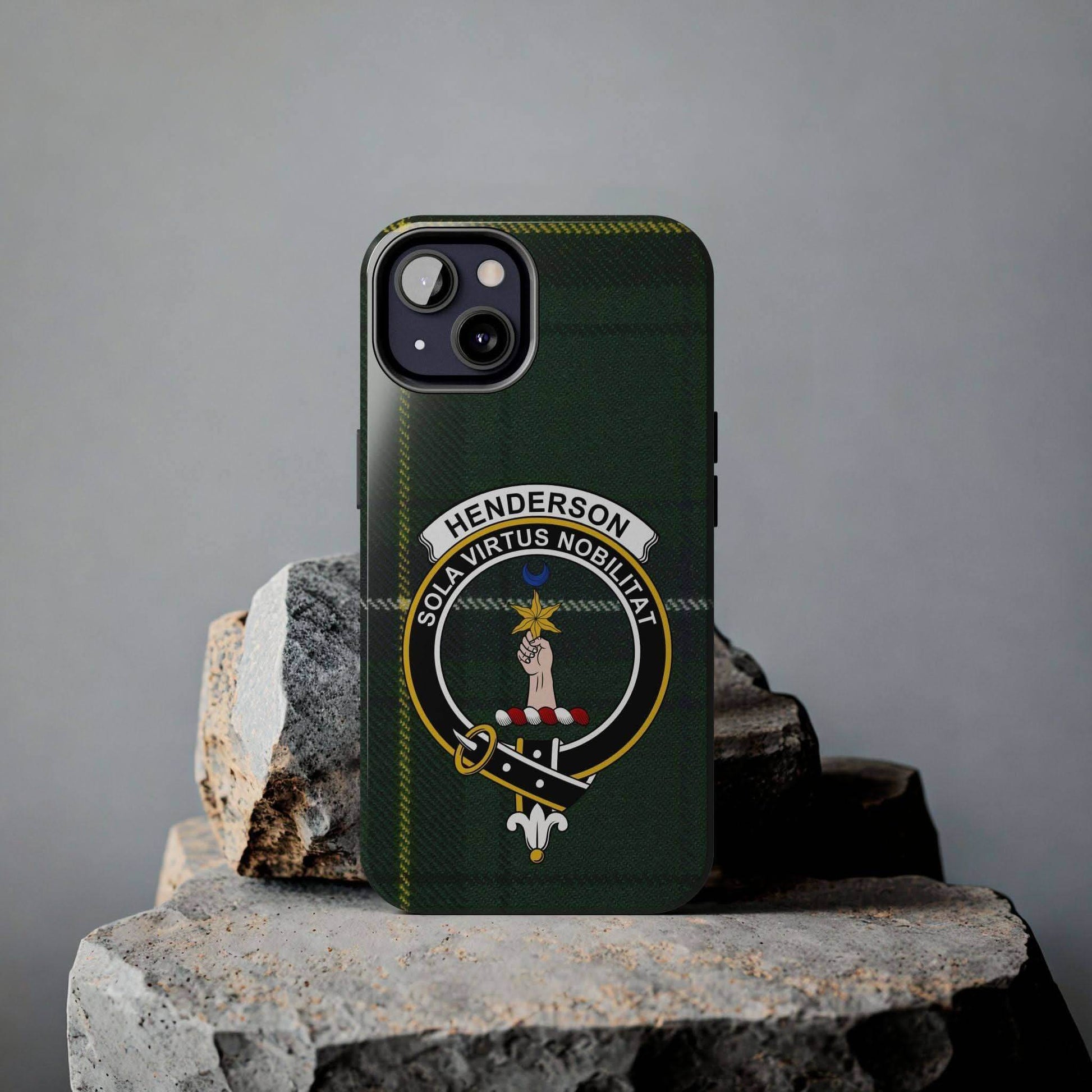 Henderson Clan Scottish Tartan Cell Phone Case - Celtic Ancestry Gifts