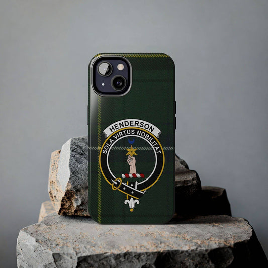 Henderson Clan Scottish Tartan Cell Phone Case - Celtic Ancestry Gifts