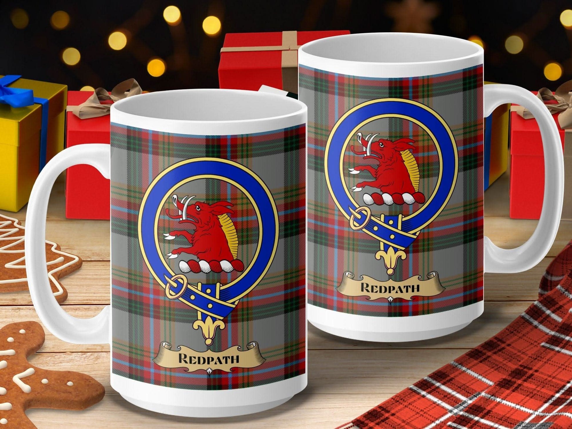 Redpath Plaid Crest Design Coffee Mug product type