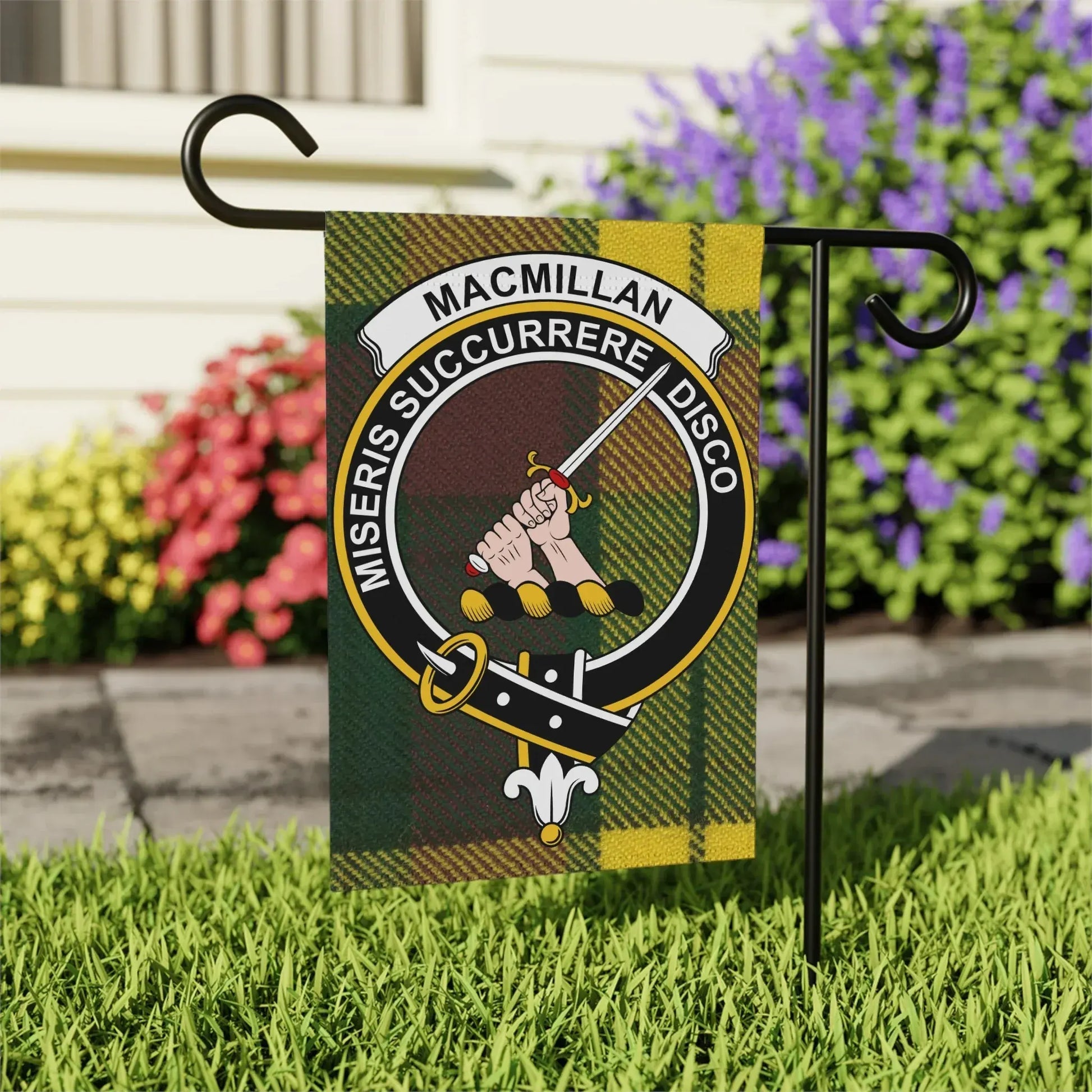 Macmillan Miseris Succurrere Disco Garden Flag product