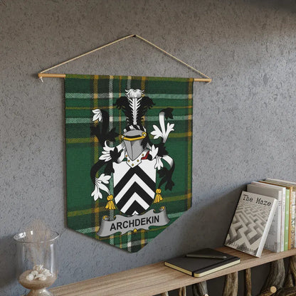 Green Tartan Archdekin Crest Wall Hanging product