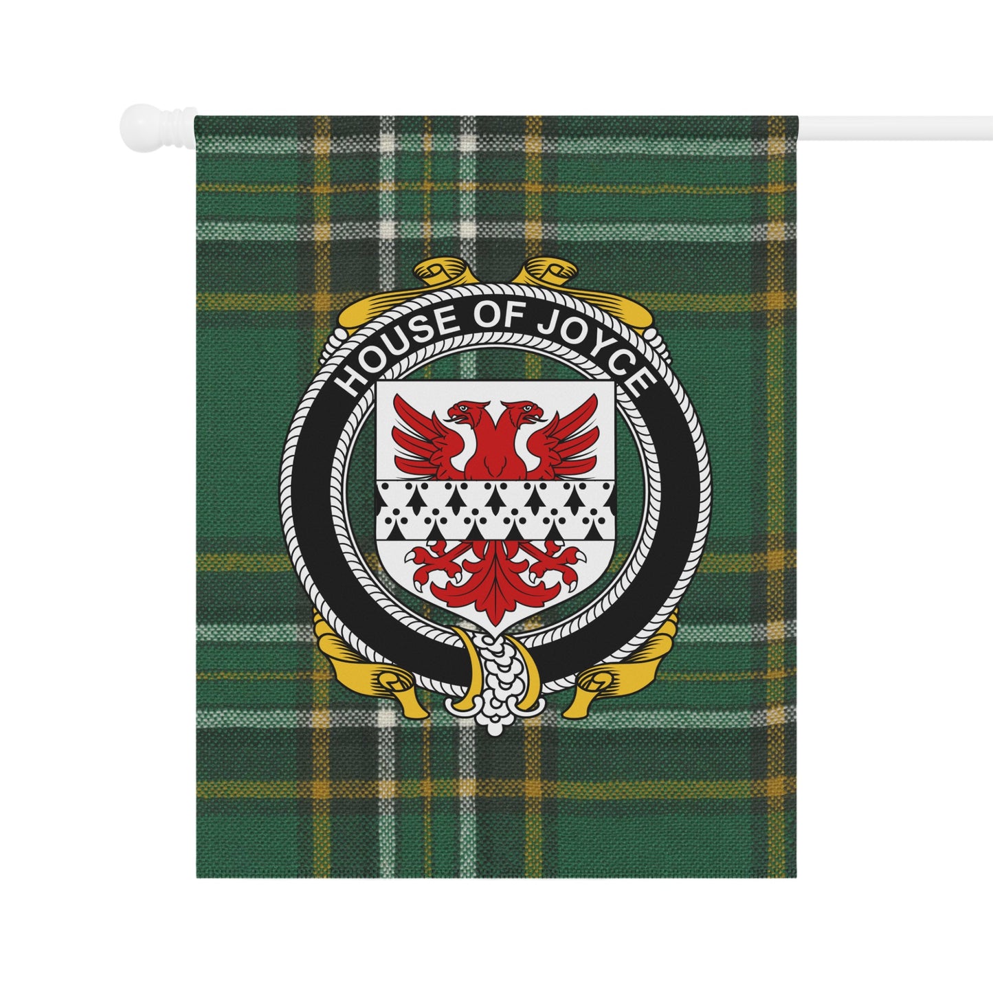 House of Joyce Clan Crest Plaid Design Flag Product