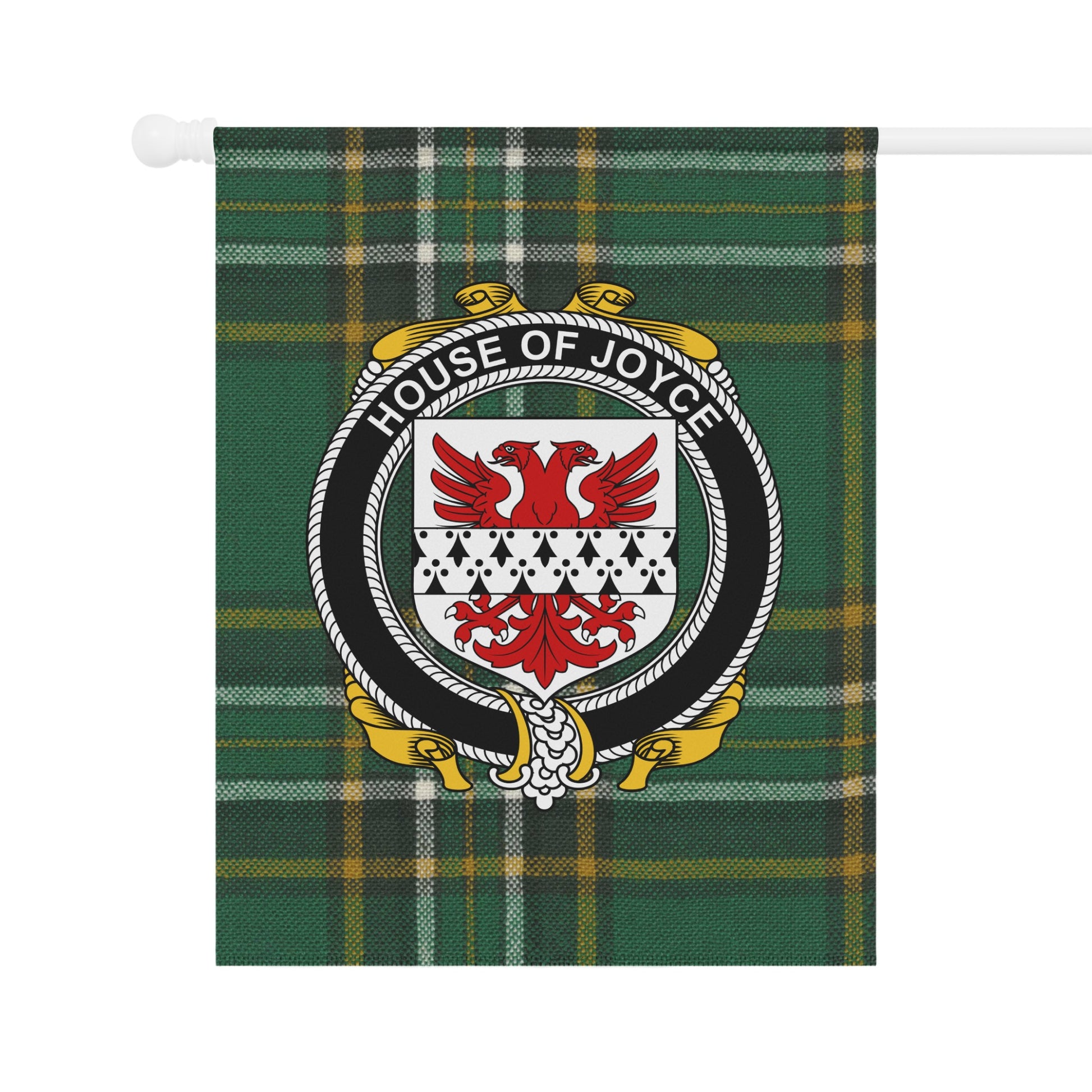 House of Joyce Clan Crest Plaid Design Flag Product