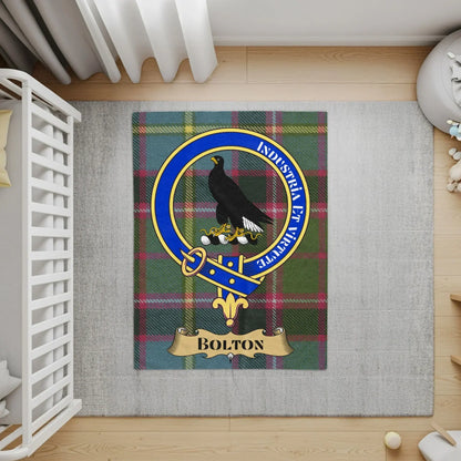 Bolton Tartan Crest Patterned Rug Home Decor product type