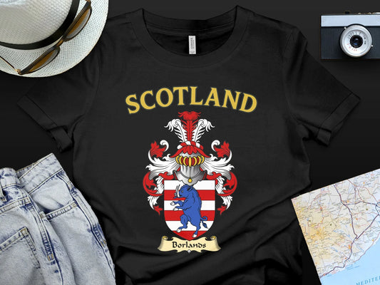 Stylish Scotland Borlands Crest Graphic T-shirt product