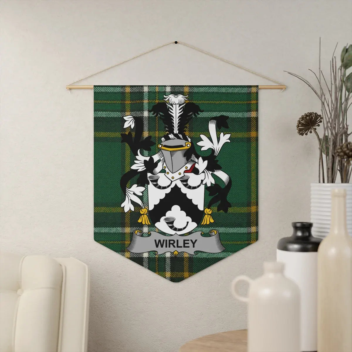 Decorative Family Crest Banner Wall Hanging product type
