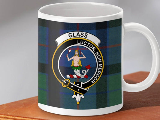 Custom Glass Luctor Non Merger Mug with Crest product