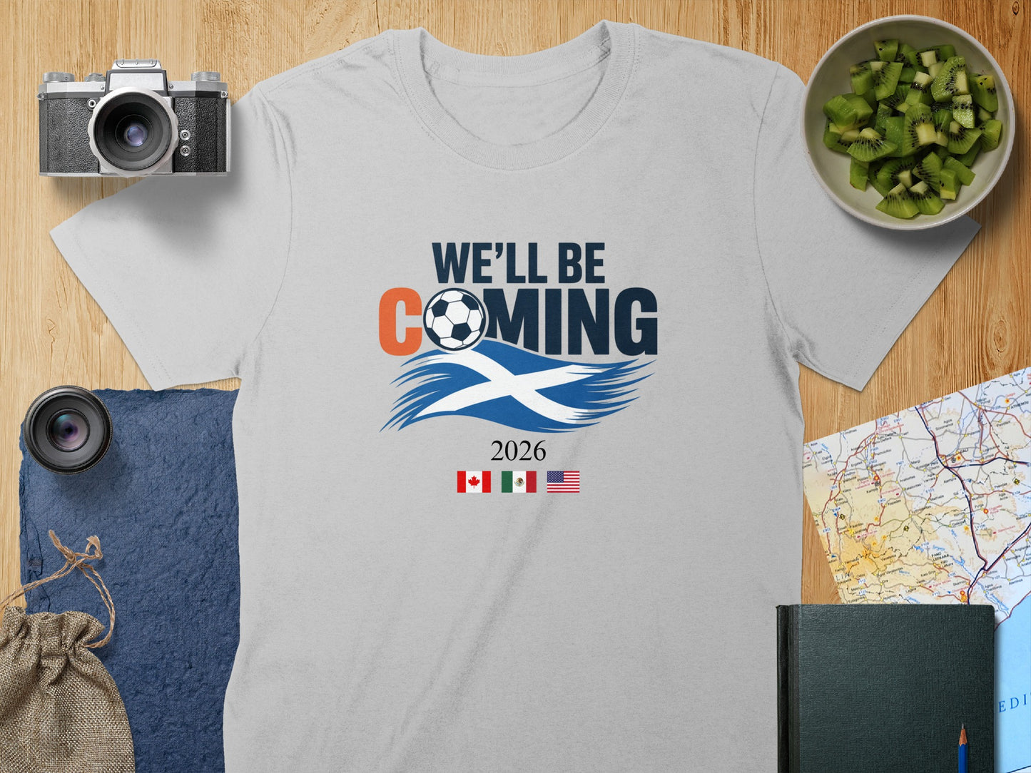 We'll Be Coming 2026 Soccer Fan T-shirt