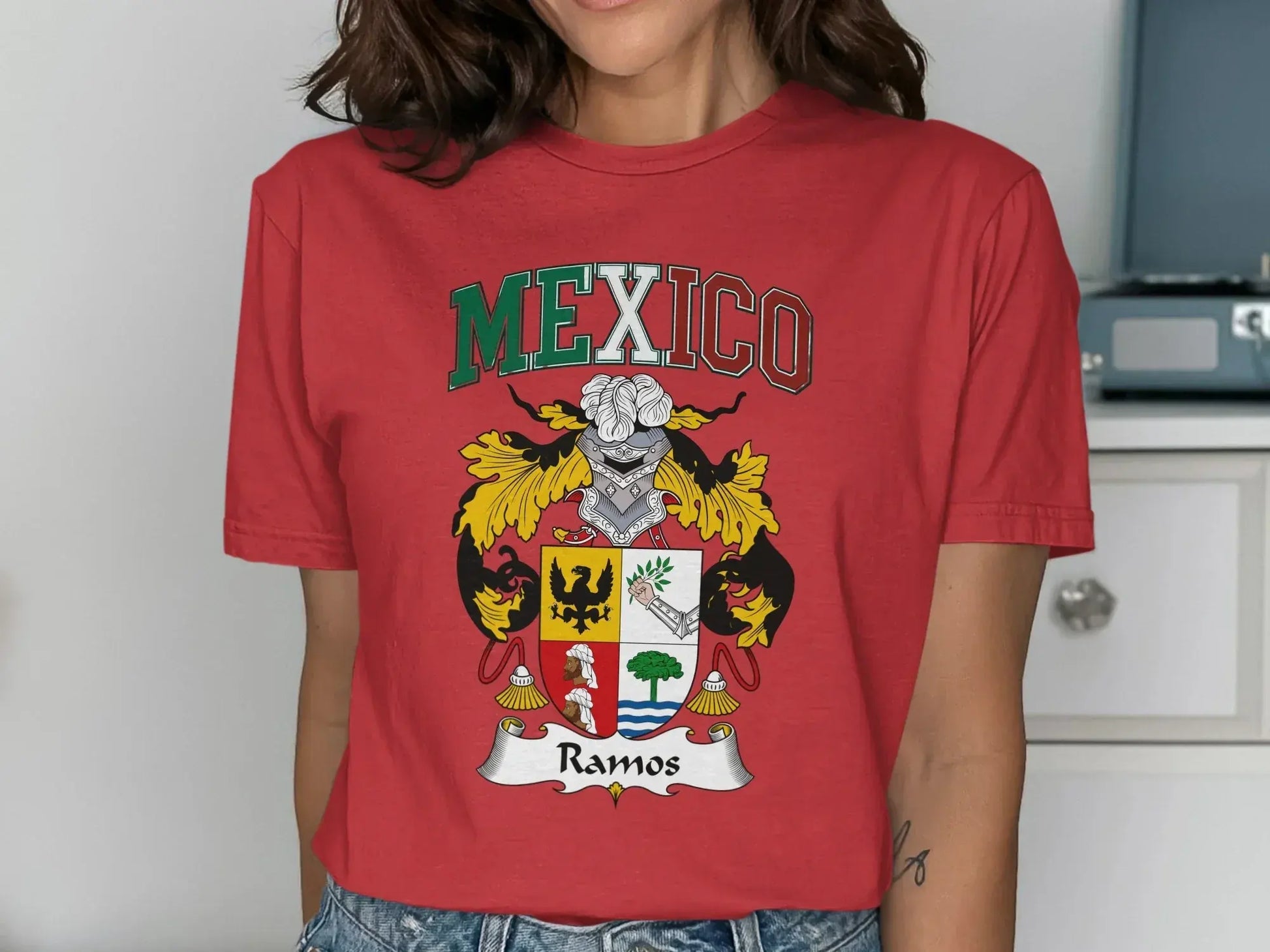 Mexico Ramos Family Crest Graphic T-Shirt product
