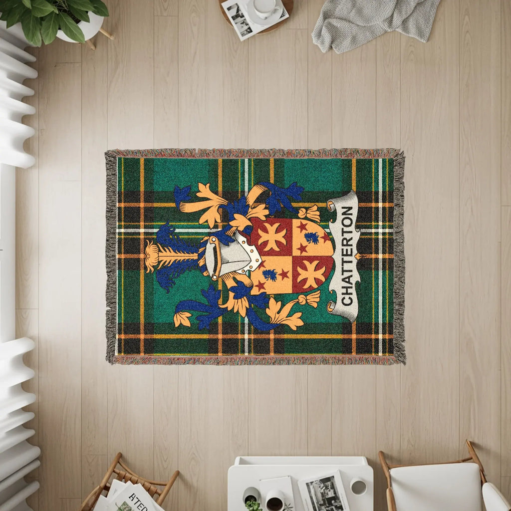 Chatterton Family Crest Tartan Plaid product type