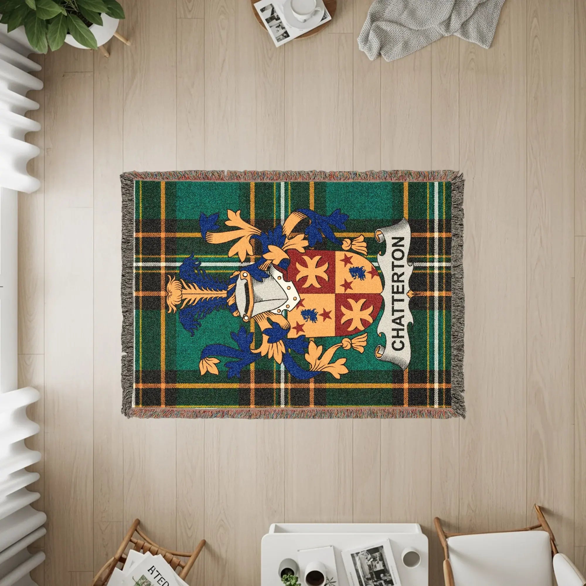 Chatterton Family Crest Tartan Plaid product type