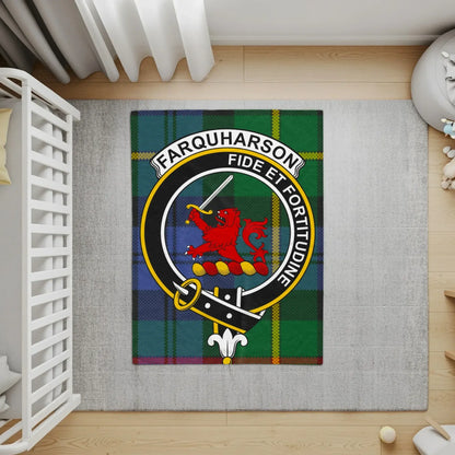 Farquharson Fide Et Fortitudine Clan Crest Rug product
