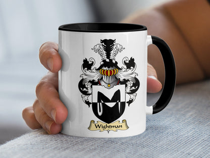 Wightman Scottish Coat of Arms Mug - Living Stone Gifts