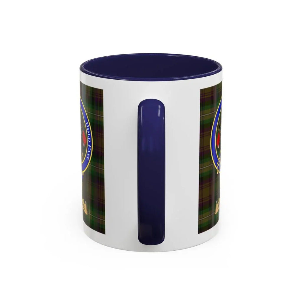 McCaskill clan crest mug shown in 11 oz and 15 oz sizes