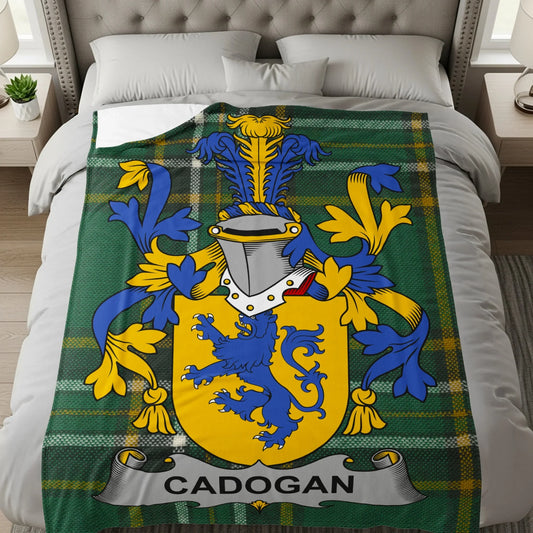 Cadogan Family Crest Emblem Blanket product type