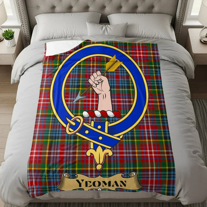 Vibrant Yeoman Clan Crest Plaid Pattern Bedding product