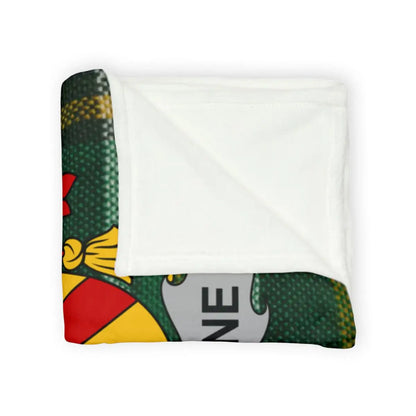 Cozy Large Personalized Crest Family Blanket product