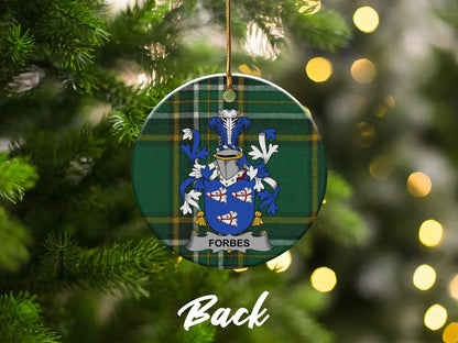 Personalized Family Crest Christmas Ornament product