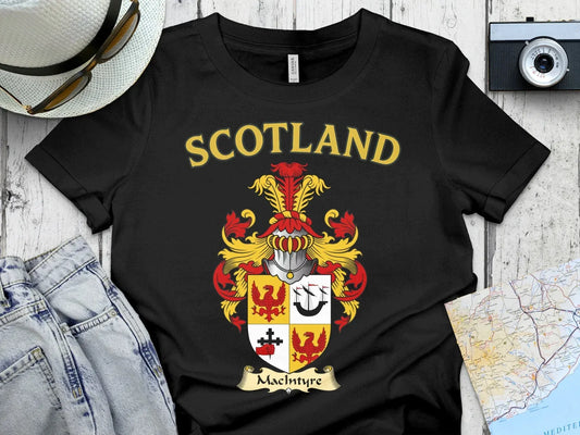 Scotland Machinrye Coat of Arms T-shirt product