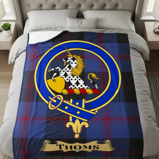 Majestic Unicorn Tartan Plaid Comforter Blanket product
