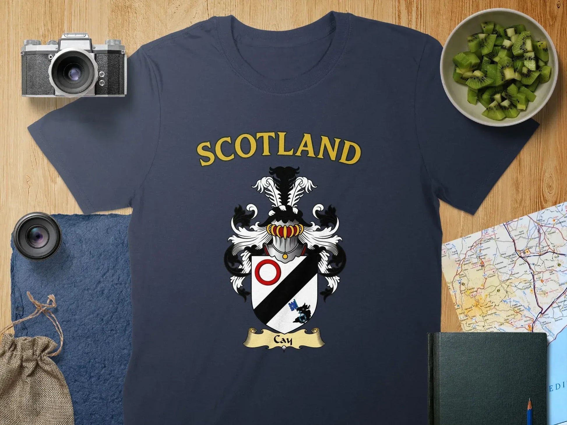 Scotland Crest Family Emblem on Tee Shirt product type