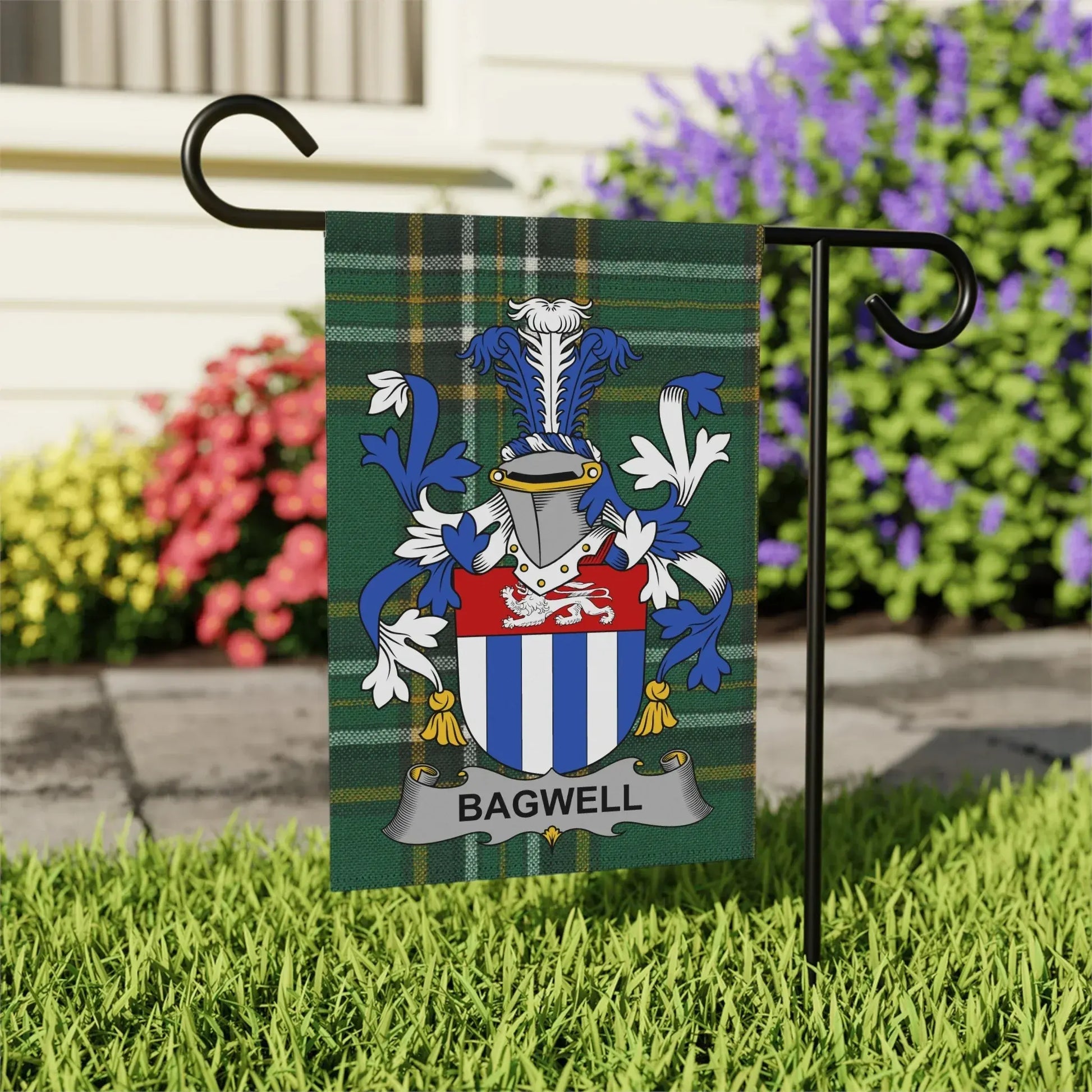 Family Crest Garden Flag Outdoor Decor Product
