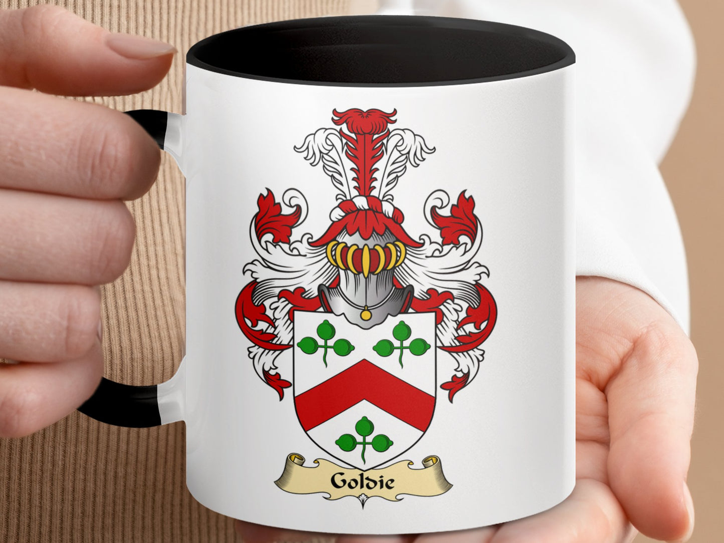 Clan Goldie Scottish Clan Coat of Arms Coffee Mug - Living Stone Gifts