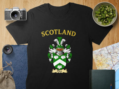 Scotland Family Crest Flint Printed T-shirt product type