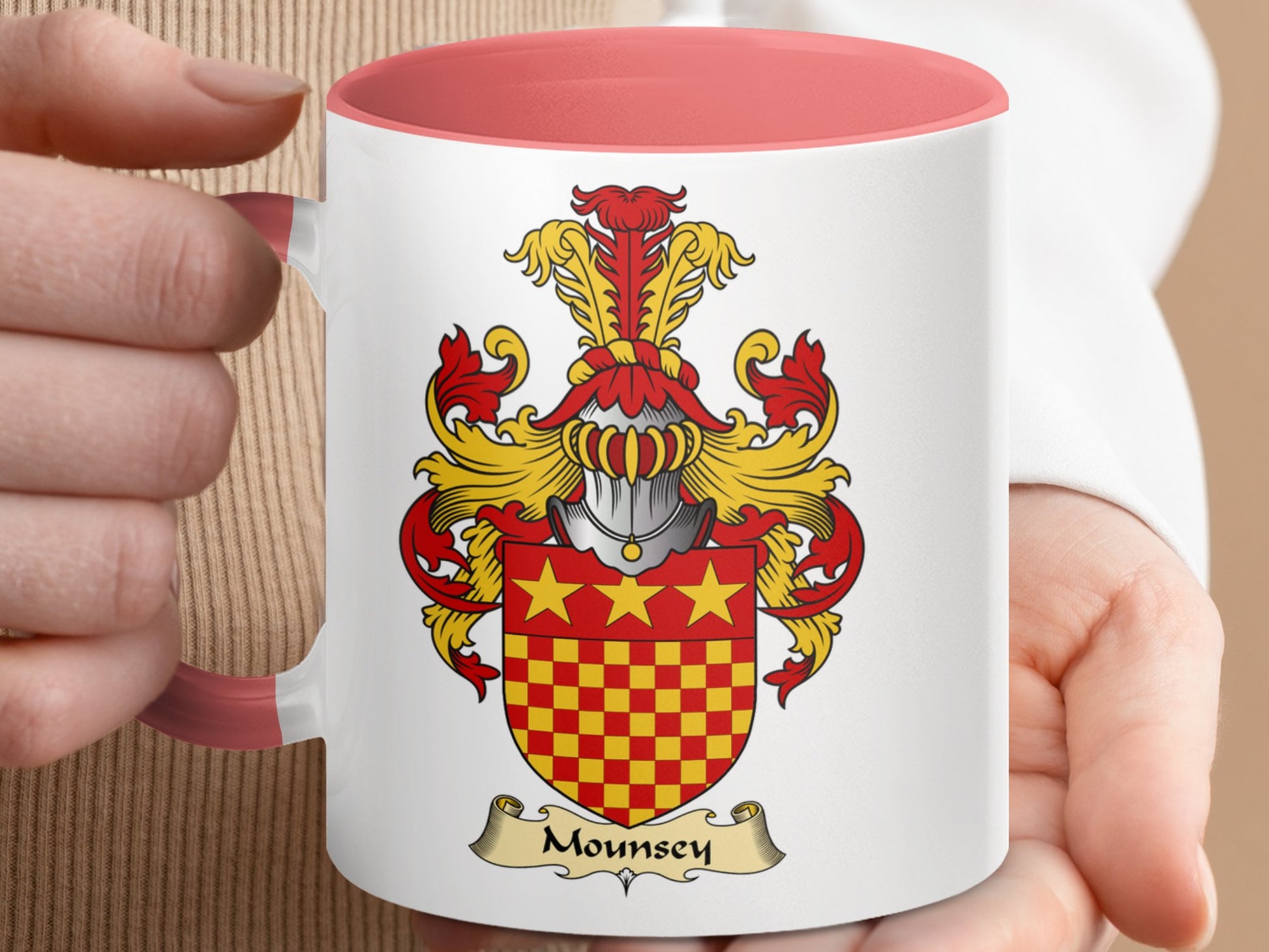 Mounsey Scottish Clan Coat of Arms Mug - Living Stone Gifts