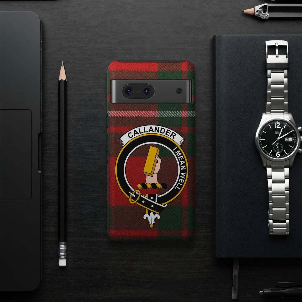 Callander I Mean Well Clan Tartan Phone Case