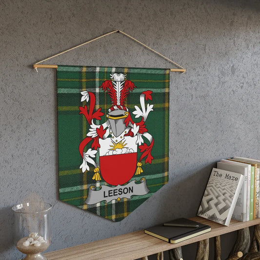 Family Crest Banner with Plaid Background product type
