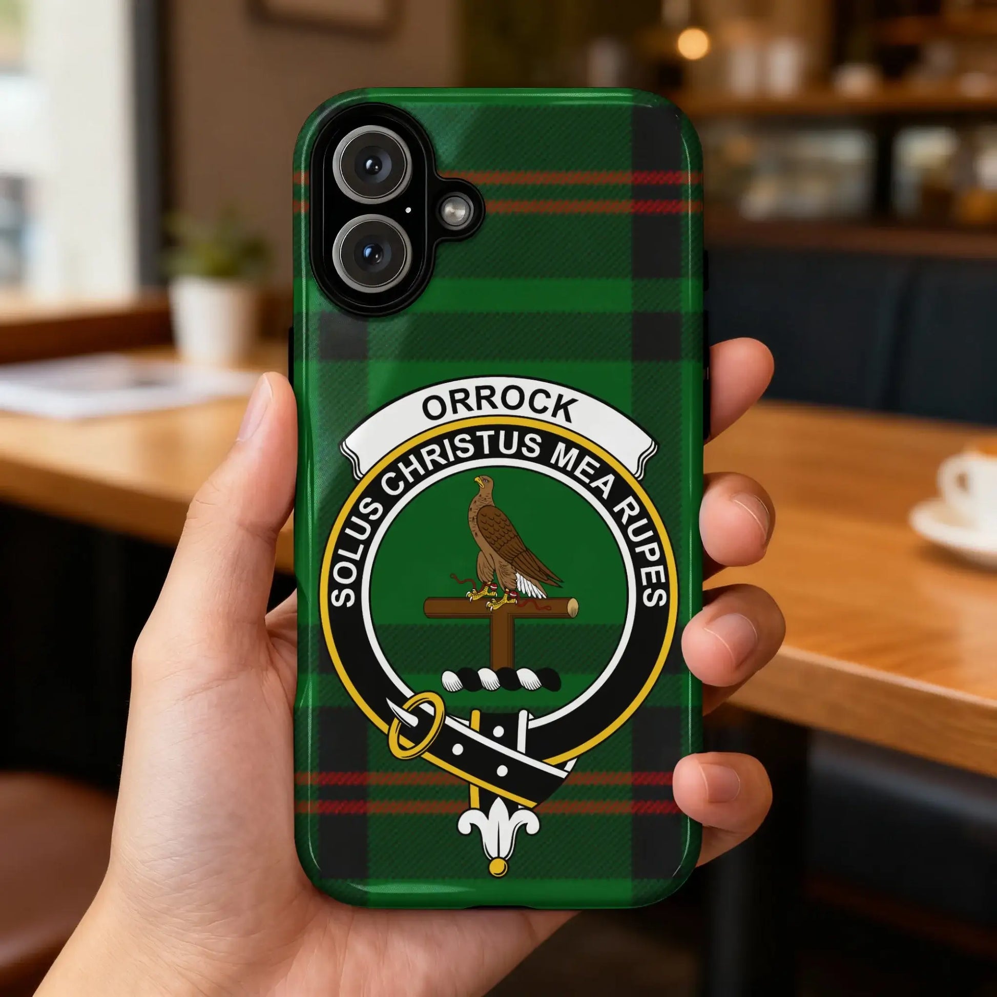 Orrock Solus Christus Mea Rupes Phone Case