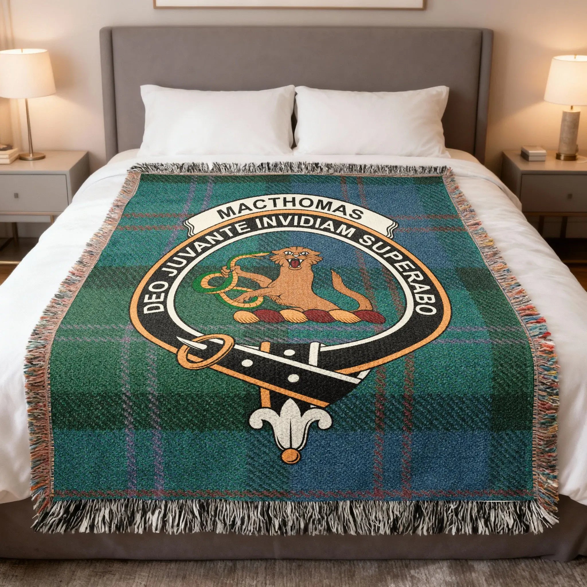 MacThomas Deo Juvante Invidiam Superabo Blanket Product