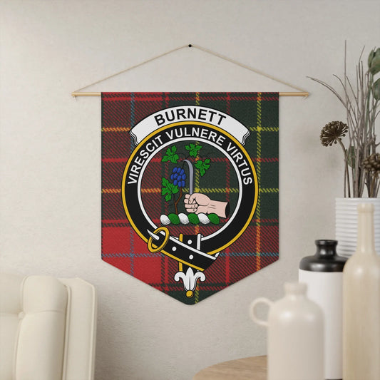 Scottish Clan Burnett Crest Display Banner product type