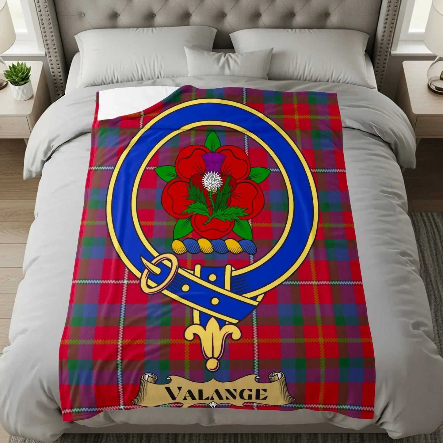 Valange Crest Decor Emblem Soft Bedding Blanket product