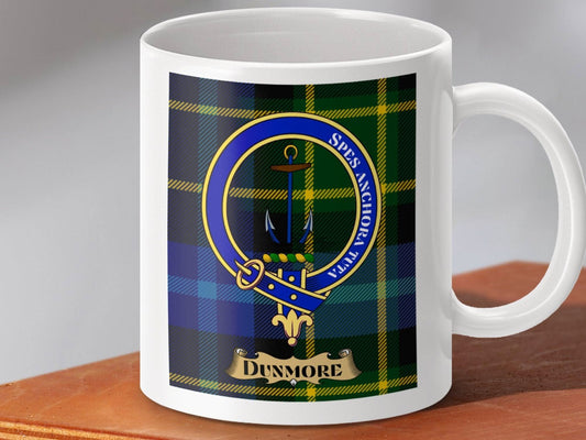 Dunmore Tartan Pattern Scottish Clan Mug Product