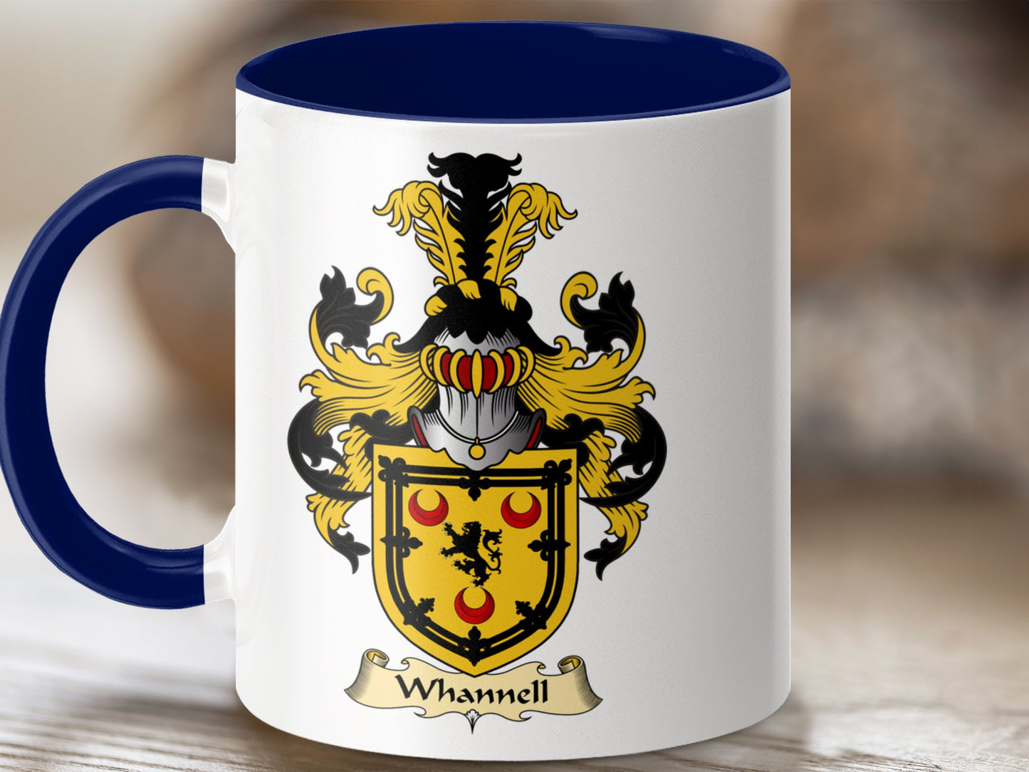 Clan Whannell Scottish Coat of Arms Mug - Living Stone Gifts