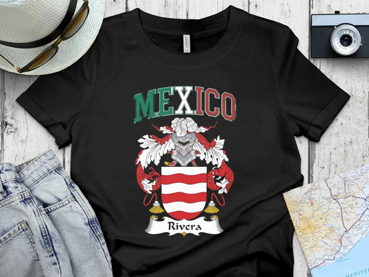Mexico Rivera Family Crest Coat of Arms T-Shirt product type
