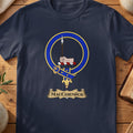 MacCormick Scottish clan crest T-shirt in navy