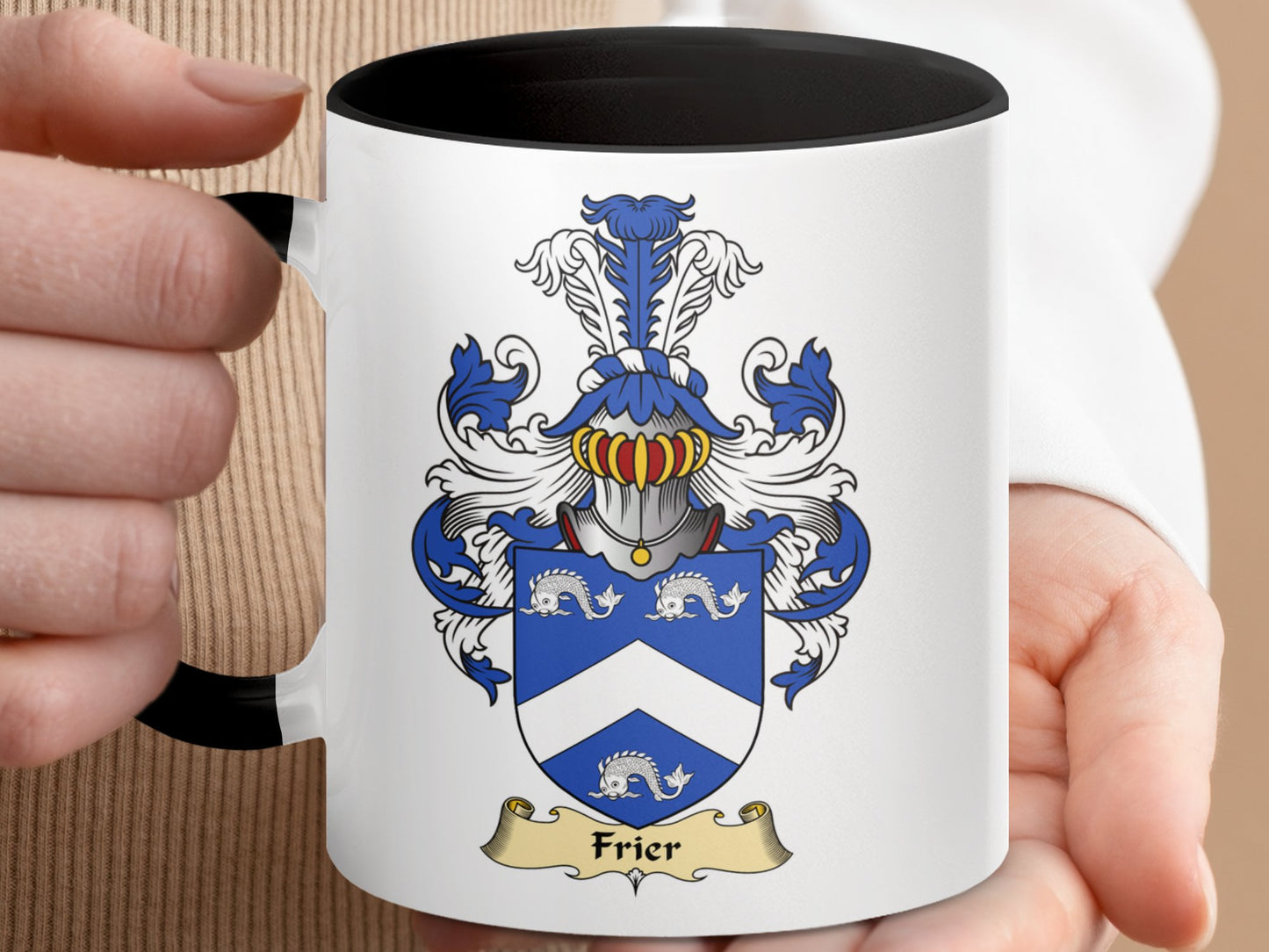 Friar Scottish Clan Coat of Arms Coffee Mug - Living Stone Gifts