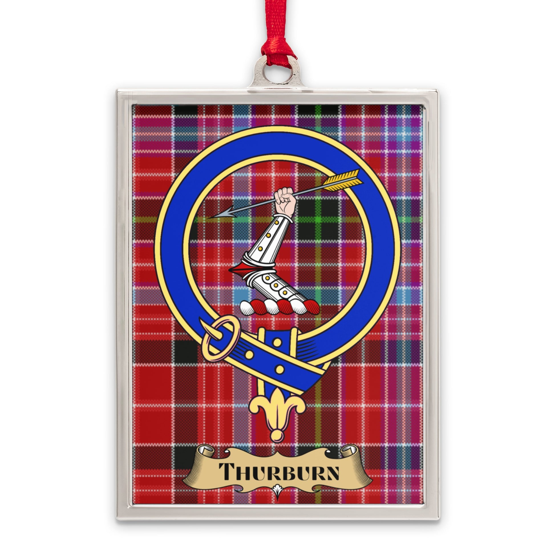 Thurburn Clan Tartan Crest Plaque product